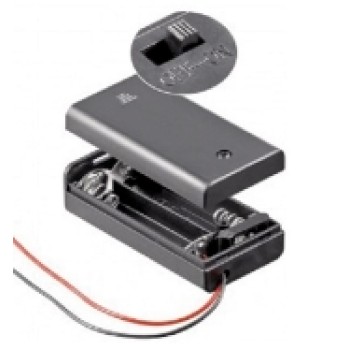 GBC 25.0110.50 - Θήκη Μπαταρίας με Διακόπτη 2xAAA-UM4 GBC 25.0110.50 - Θήκη Μπαταρίας με Διακόπτη 2xAAA-UM4 Μπαταρίες Onetrade